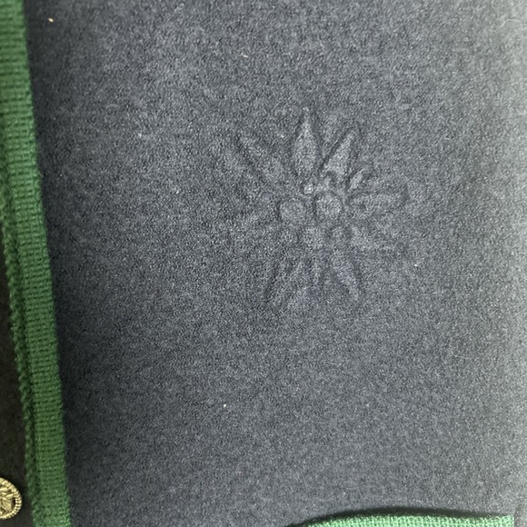 Sigi Scheiber Navy Blue Wool Snowflake Sweats Vest Women's Sz 38/10 Austria‎ - Picture 3 of 15